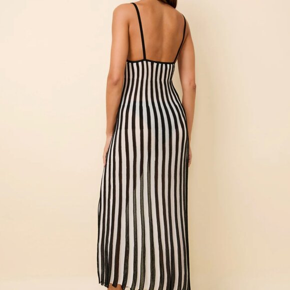 NWT Solid & Striped Kaylee Dress Noir Brule (XS) - Picture 4 of 4